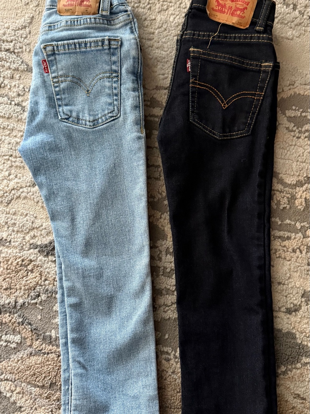2 Toddler boys Levi’s 510 - 4T and 4 Reg.